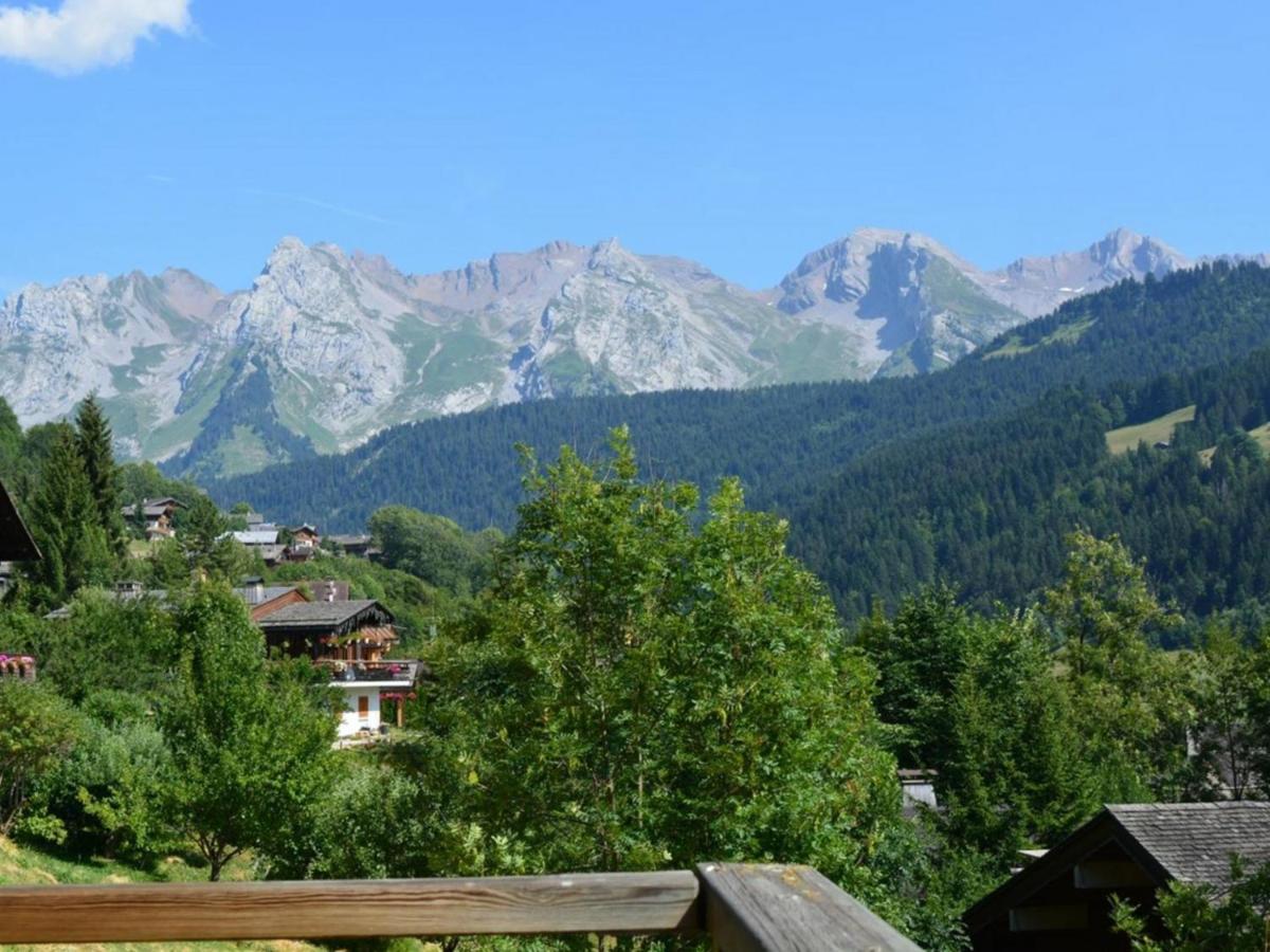 Appt 3 Pieces 6 Pers Avec Cheminee Et Navette Proche Le Grand-Bornand - Fr-1-241-47 Appartement Buitenkant foto